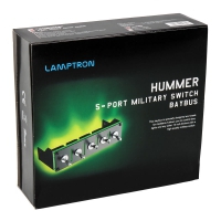 Lamptron Hummer 5 Port Military Switch Panel - Nero
