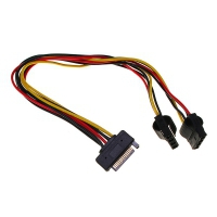InLine SATA power Y-cable 2x 4-pin Molex - 30cm