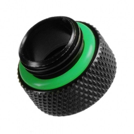 Bitspower Adattatore G1/4 M/F - Nero Opaco Bitspower Adattatore G1/4 M/F - Nero Opaco