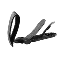 LABEL THE CABLE Kit 5 Fascette in Velcro + Etichette - black