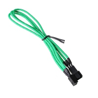 BitFenix Prolunga 3-Pin 30cm - sleeved green/black