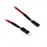 BitFenix prolunga cavo Pannello I/O 2-Pin 30cm - sleeved red/black