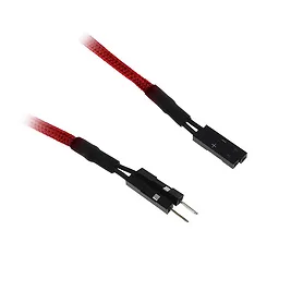 BitFenix prolunga cavo Pannello I/O 2-Pin 30cm - sleeved red/black BitFenix prolunga cavo Pannello I/O 2-Pin 30cm - sleeved red/black