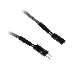 BitFenix prolunga cavo Pannello I/O 2-Pin 30cm - sleeved silver/black BitFenix prolunga cavo Pannello I/O 2-Pin 30cm - sleeved silver/black