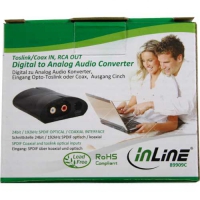 InLine Convertitore audio digitale - analogico Toslink, RCA (S/PDIF) / RCA