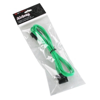 BitFenix Prolunga 4-Pin Molex 45cm - sleeved green/black