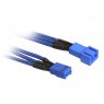 BitFenix Prolunga 3-Pin 60cm - sleeved blue/blue