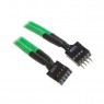 BitFenix Prolunga Interna USB 30cm - sleeved green/black