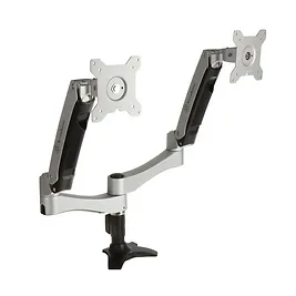 Silverstone SST-ARM22SC Supporto Doppio Monitor LCD - Argento Silverstone SST-ARM22SC Supporto Doppio Monitor LCD - Argento