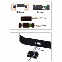 Scythe Cable Strap USB 2.0 Typ-A a Micro Typ-B - 55mm