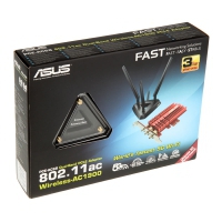Asus PCE-AC68 1300Mbps, Wireless LAN Adapter PCI-E 802.11 ac
