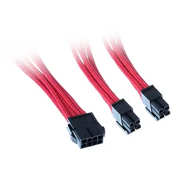 Silverstone Prolunga / Adattatore EPS-8pin - EPS/ATX-4+4pin, 300mm - Rosso Silverstone Prolunga / Adattatore EPS-8pin - EPS/ATX-4+4pin, 300mm - Rosso