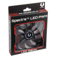 BitFenix Spectre PWM 140mm Fan Green LED - black