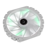 BitFenix Spectre PRO 230mm Fan Green LED - white
