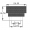 XSPC Adattatore da M20 a 1/4 di pollice Fillport - Cromato Nero