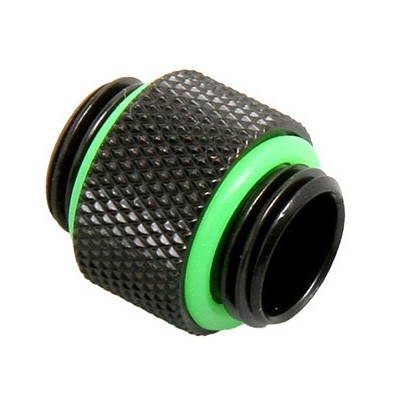 Bitspower Adattatore 2x G1/4 - Lungo, Nero Opaco Bitspower Adattatore 2x G1/4 - Lungo, Nero Opaco