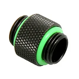 Bitspower Adattatore 2x G1/4 - Lungo, Nero Opaco Bitspower Adattatore 2x G1/4 - Lungo, Nero Opaco