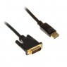 InLine Cavo Adattatore DisplayPort / DVI M/M 5m - Nero
