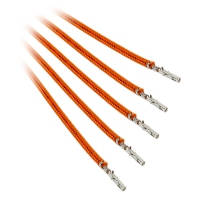 BitFenix Alchemy 2.0 Sleeved PSU Cable, Kit 5 pezzi - 60cm Arancione