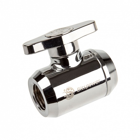 Bitspower Rubinetto G1/4 Leva Argento - Argento Lucido Bitspower Rubinetto G1/4 Leva Argento - Argento Lucido