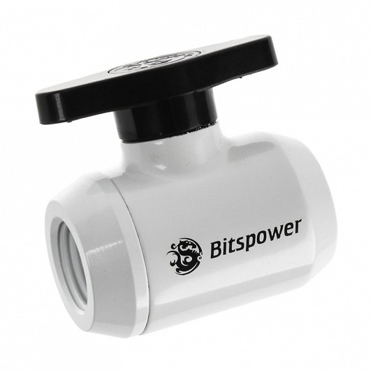 Bitspower Rubinetto G1/4 - Bianco Bitspower Rubinetto G1/4 - Bianco