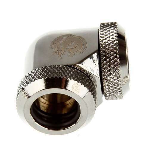 Bitspower Multi-Link Adapter 90° per Tubo Acrilico - Nero Lucido Bitspower Multi-Link Adapter 90° per Tubo Acrilico - Nero Lucido