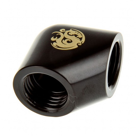 Bitspower Raccordo 90° 2x G1/4 - Nero Opaco Bitspower Raccordo 90° 2x G1/4 - Nero Opaco