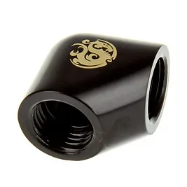 Bitspower Raccordo 90° 2x G1/4 - Nero Opaco Bitspower Raccordo 90° 2x G1/4 - Nero Opaco