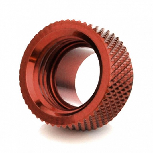 Bitspower Adattatore G1/4 M/F - Rosso Bitspower Adattatore G1/4 M/F - Rosso