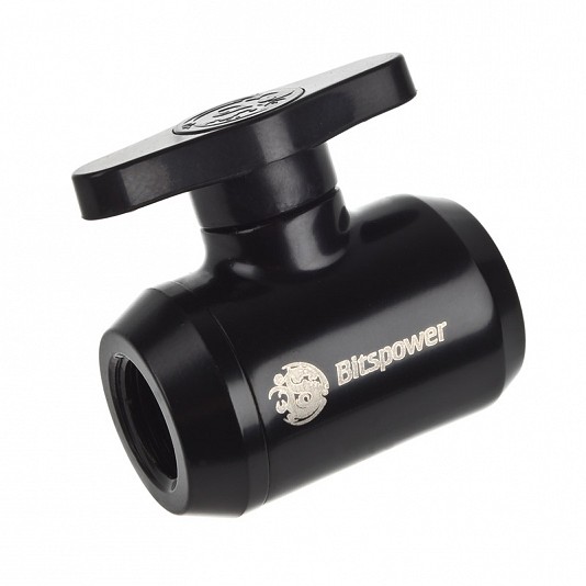 Bitspower Rubinetto G1/4 - Nero Opaco Bitspower Rubinetto G1/4 - Nero Opaco
