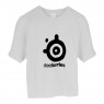 SteelSeries T-Shirt Rival Edition - Bianco, Taglia L
