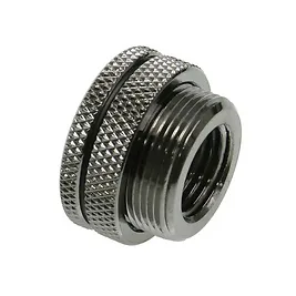 Bitspower Connettore Metallo da G1/4 Passaparete - Nero Lucido Bitspower Connettore Metallo da G1/4 Passaparete - Nero Lucido