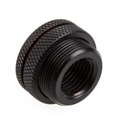 Bitspower Connettore Metallo da G1/4 Passaparete - Nero Opaco Bitspower Connettore Metallo da G1/4 Passaparete - Nero Opaco