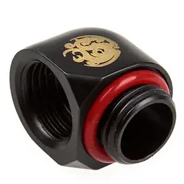 Bitspower Raccordo 90° 2x G1/4 M/F - Nero Bitspower Raccordo 90° 2x G1/4 M/F - Nero