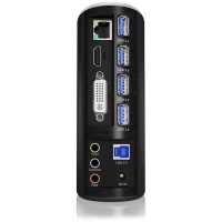 Icy Box IB-DK2262AC USB Type-C & Type-A Dock con Tripla Uscita Video