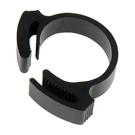 Morsetto Stringitubi 17~19 mm, Plastica - Nero Morsetto Stringitubi 17~19 mm, Plastica - Nero