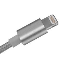 Silverstone SST-CPU03C Cavo USB / Lightning Certificato Apple MFi, Antracite - 1m