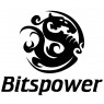 Adesivo Bitspower Logo, 100 x 80 mm - Nero