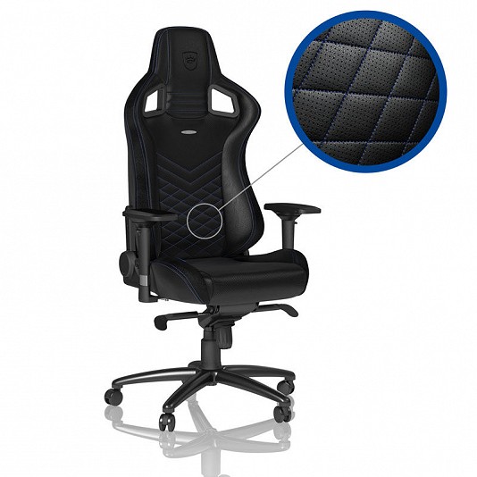 noblechairs EPIC Gaming Chair - Nero/Blu noblechairs EPIC Gaming Chair - Nero/Blu