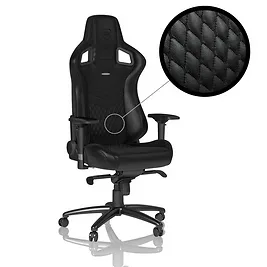 noblechairs EPIC Real Leather Gaming Chair - Nero noblechairs EPIC Real Leather Gaming Chair - Nero