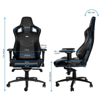noblechairs EPIC Real Leather Gaming Chair - Nero