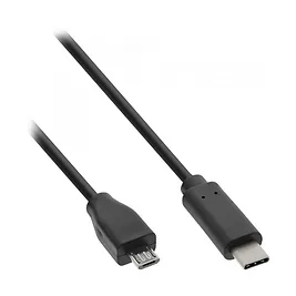 InLine Cavo USB 2.0, Type C maschio a Type B Micro maschio, Nero - 2m InLine Cavo USB 2.0, Type C maschio a Type B Micro maschio, Nero - 2m