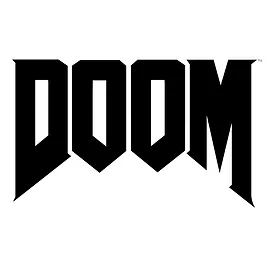 Adesivo Doom, 95x65 mm - Nero Adesivo Doom, 95x65 mm - Nero