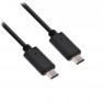 InLine Cavo USB 3.1, Type C maschio a Type C maschio, PD2.0, Nero - 1m
