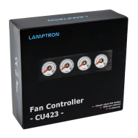 Lamptron CU423 Fan Controller 4 Canali 5.25 pollici - Nero