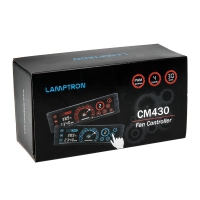 Lamptron CM430 PWM Fan Controller 4 Canali 5.25 pollici - Nero con LED Rosso