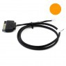 XSPC Single 5mm LED SATA Wire - Arancione