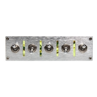 Lamptron Hummer 5 Port Military Switch Panel - Argento