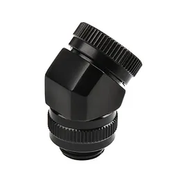 PHANTEKS Adattatore Tubo Acrilico 12mm 45° / G1/4 - Nero, Ruotabile PHANTEKS Adattatore Tubo Acrilico 12mm 45° / G1/4 - Nero, Ruotabile