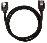 Corsair Premium Sleeved SATA Cable - SATA 6Gbps 60cm, Nero